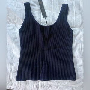 House of Harlow 1960 Deep Blue Knit Top